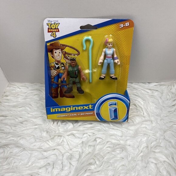 Imaginext TOY STORY 4 Bo Peep Combat Carl Figure Disney Pixar Ages 3-8 Years NEW - Picture 1 of 8